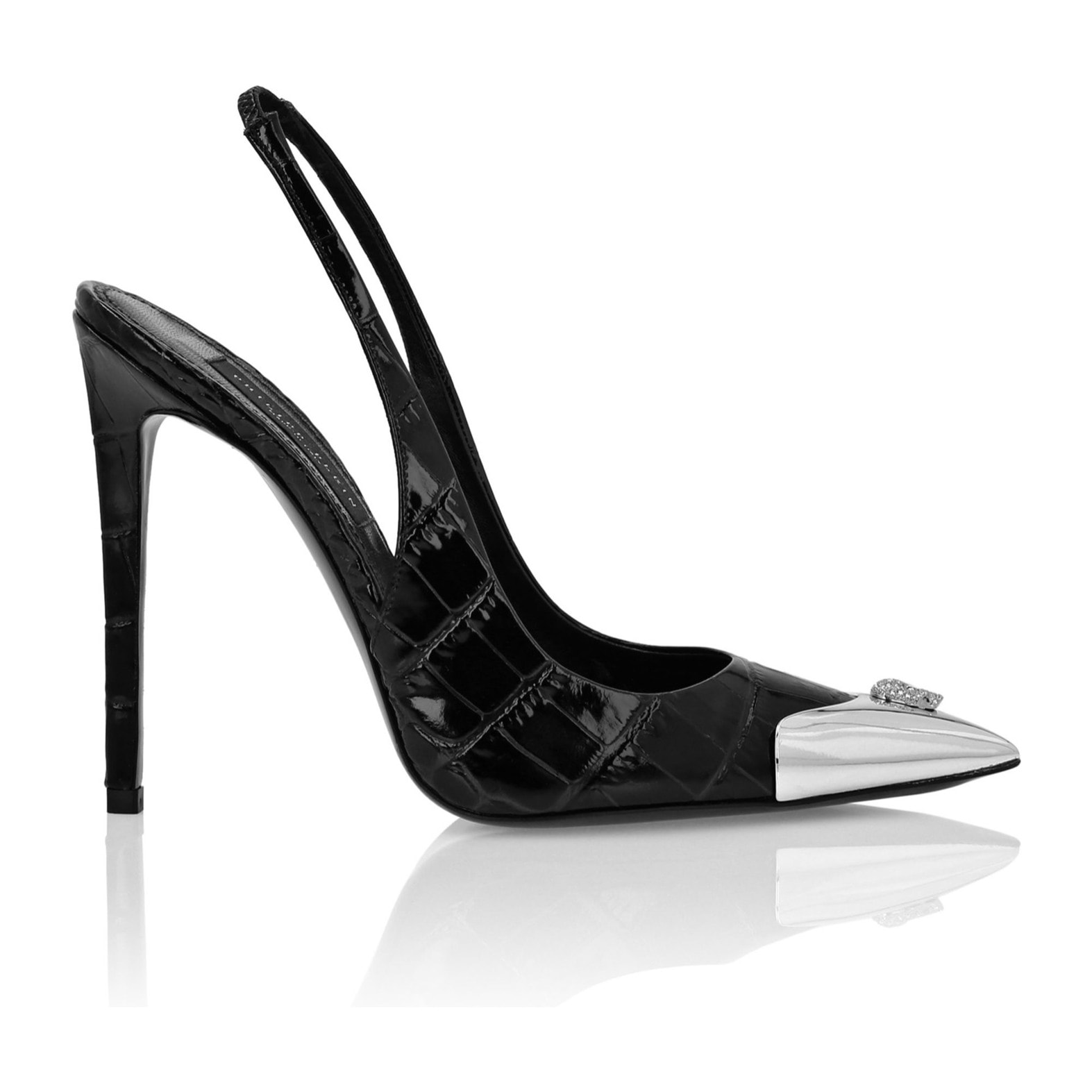PHILIPP PLEIN Slingback shoes SKULL