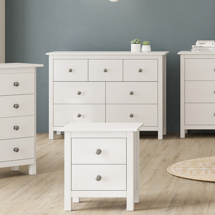 Commode 7 tiroirs en pin massif - ELTON