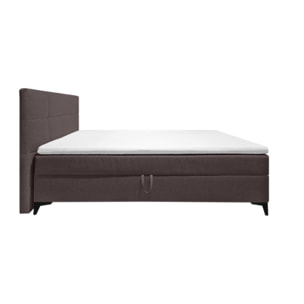 Lit boxspring 160x200 avec coffre - TRESSERVE