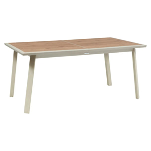 Table de jardin 10 places Pavane extensible argile