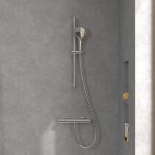 Mitigeur douche thermostatique Universal rond Chrome