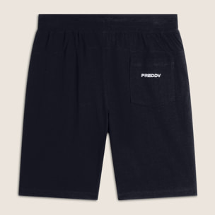 Pantalone Corto Regular Fit da Uomo in Felpa Interlock