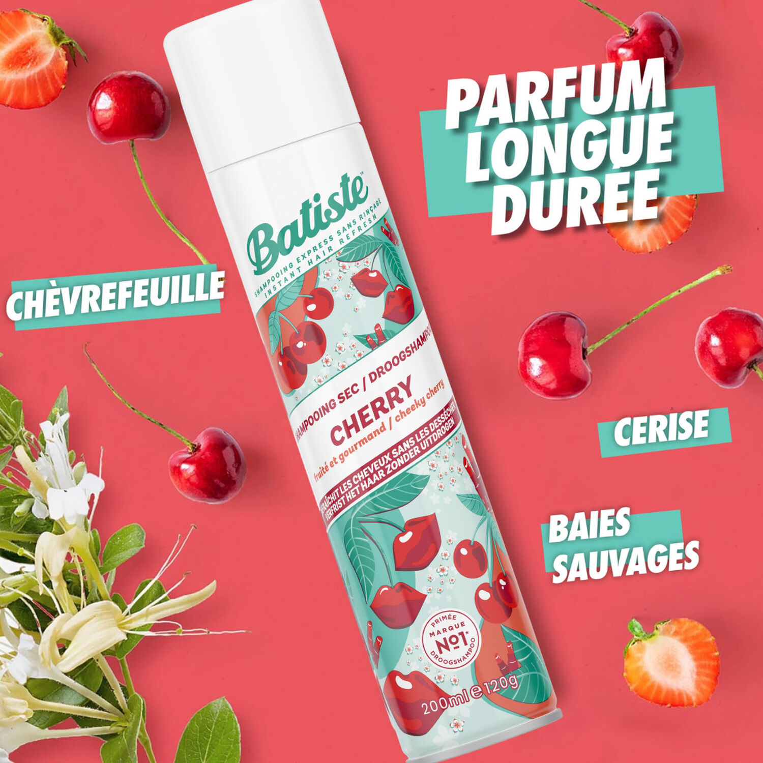 Shampooing Sec - Parfum Cherry 200 ml