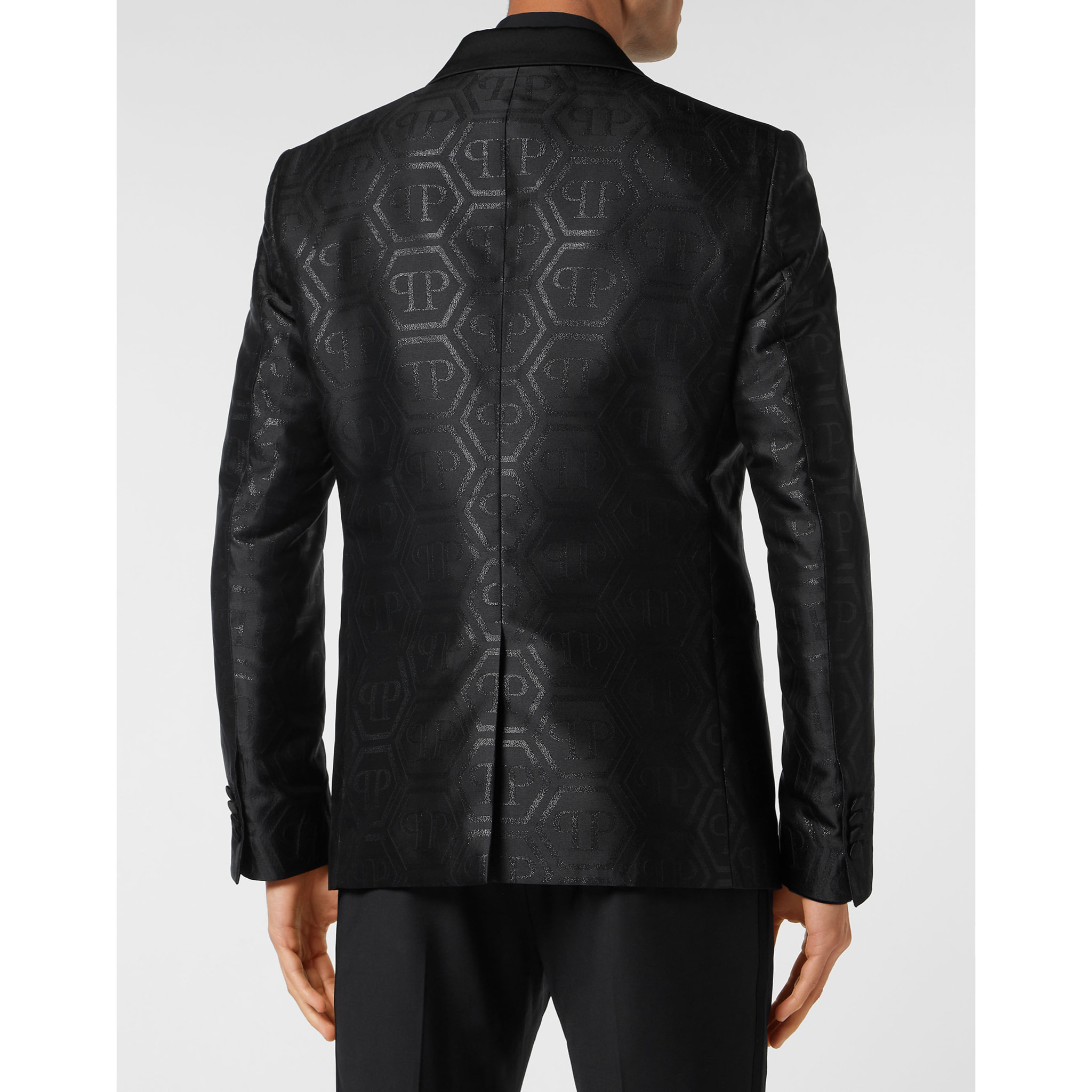PHILIPP PLEIN Blazer de un botón Slim Fit MONOGRAM