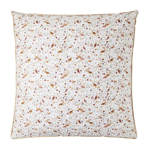 Taie d'oreiller imprimée en percale de coton, PARADE, Multicolore