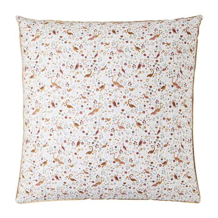 Taie d'oreiller imprimée en percale de coton, PARADE, Multicolore