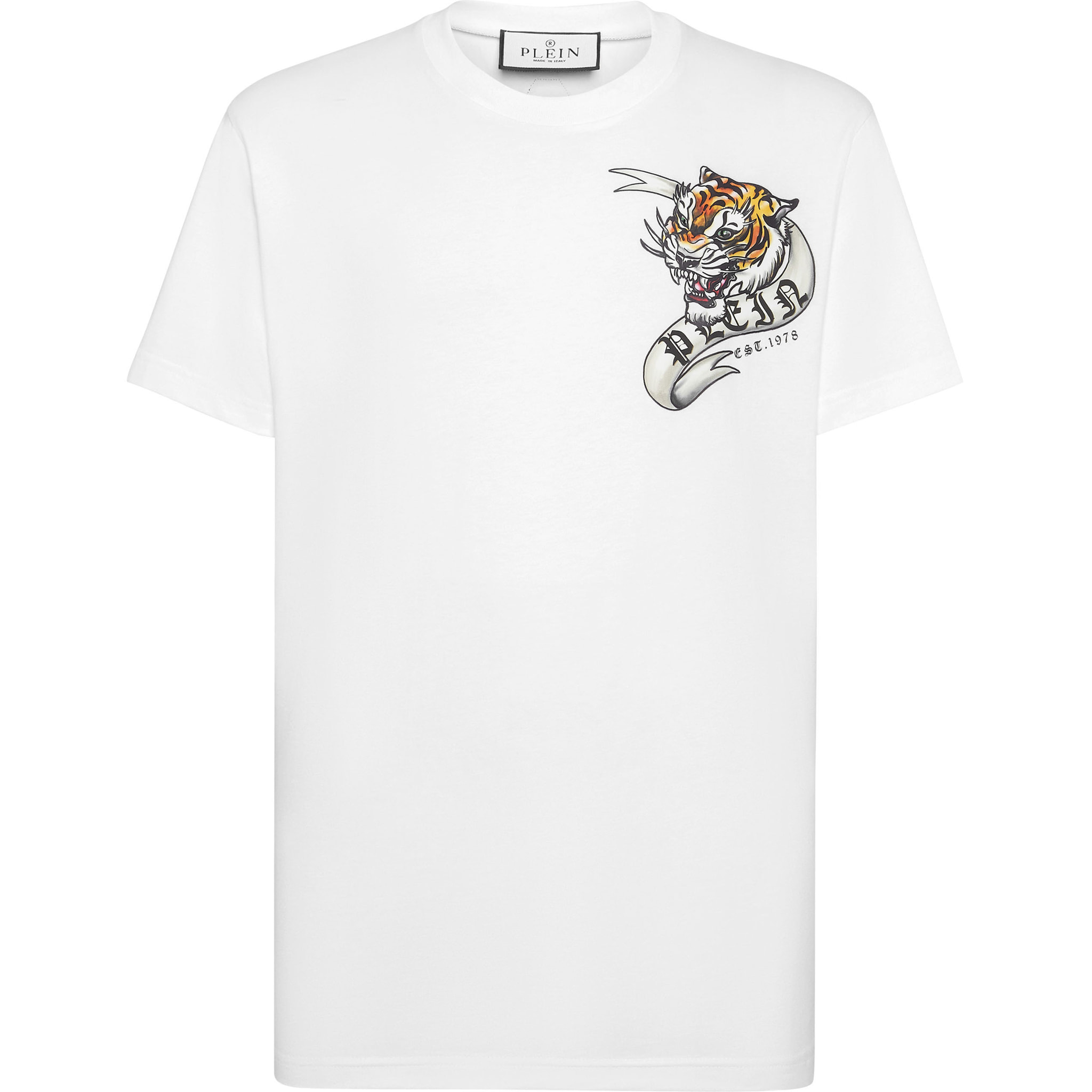 PHILIPP PLEIN T-Shirt Round Neck TATTOO