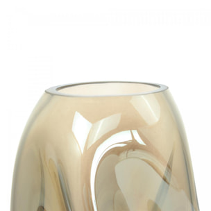 Vase soufflé à la bouche en verre LIHO