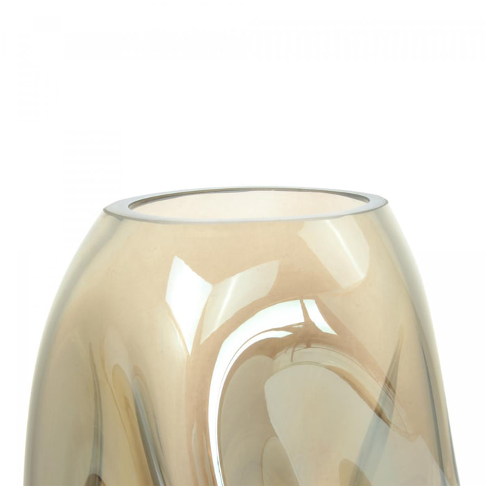 Vase soufflé à la bouche en verre LIHO