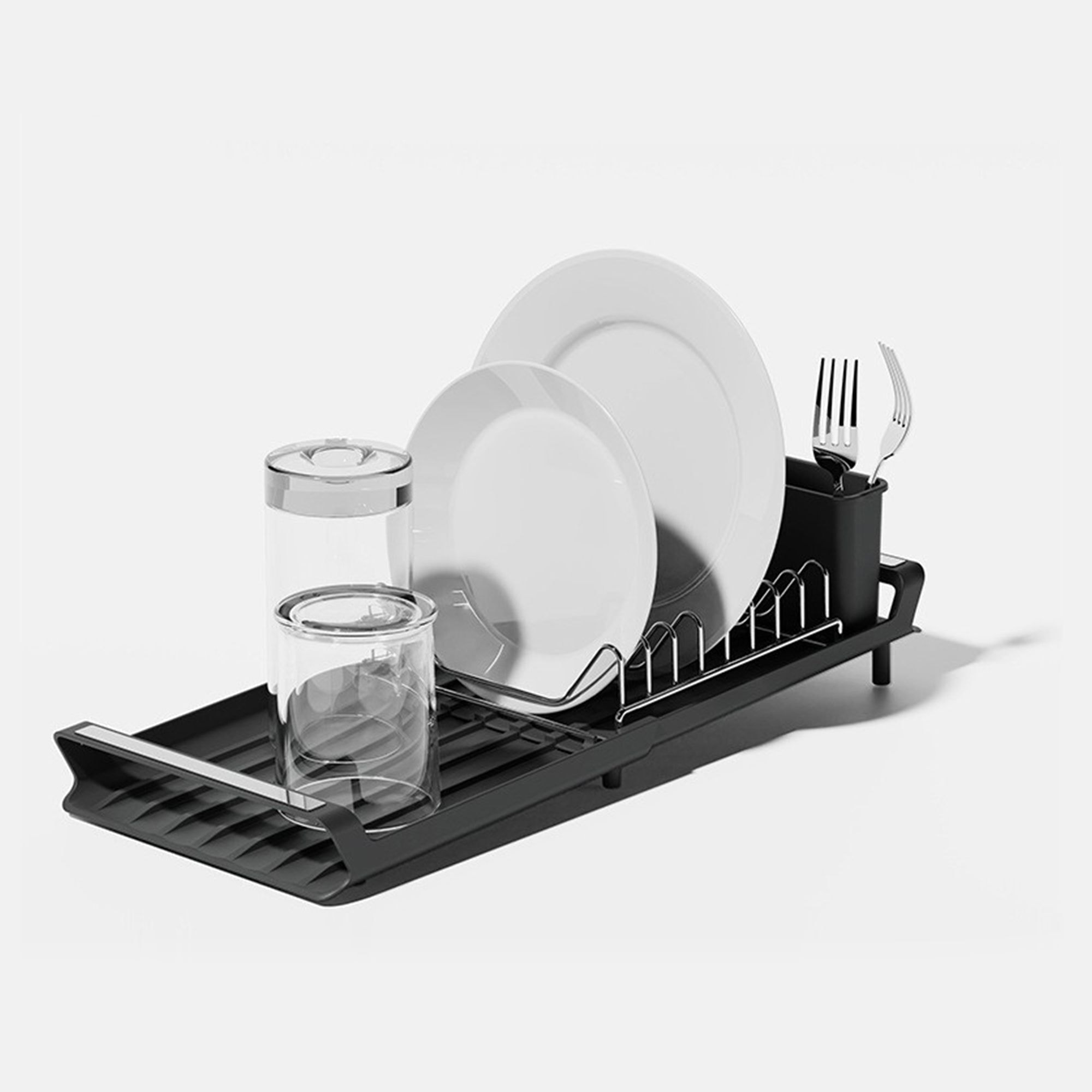 Egouttoir à vaisselle extensible en plastique