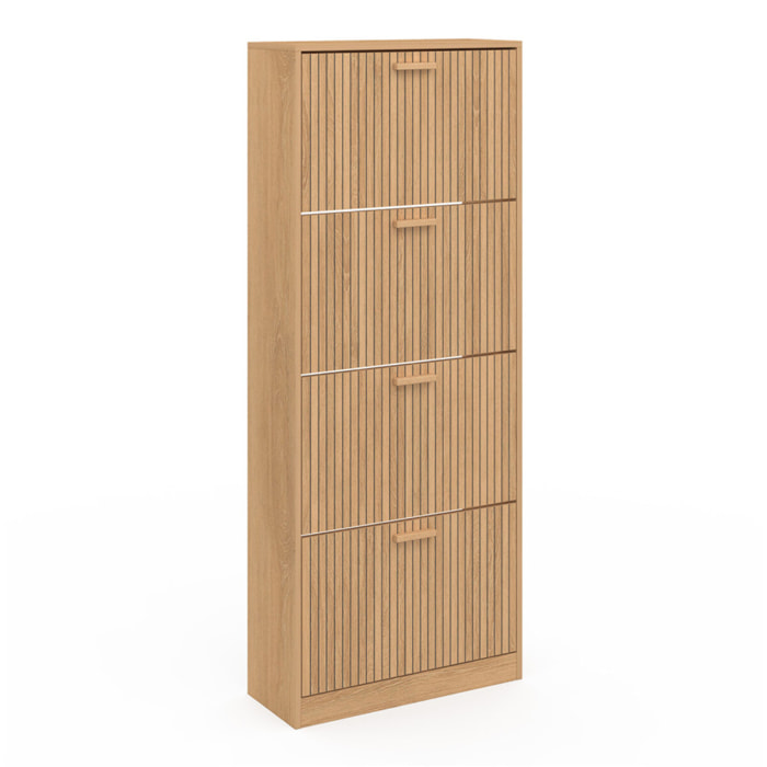 Meuble chaussures Faustine 4 portes - 24 paires