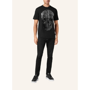 PHILIPP PLEIN Camiseta de cuello redondo y manga corta SKULL
