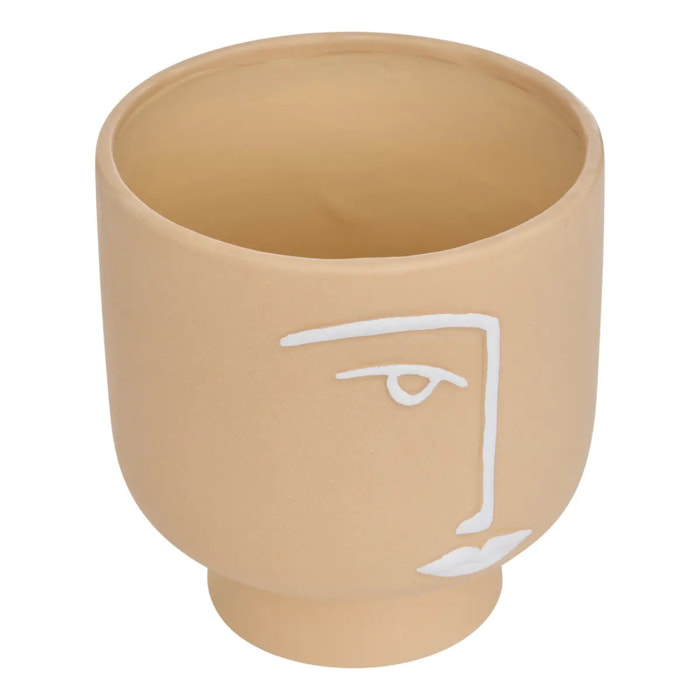 Cache-pot Pam Visage 16x16x17cm