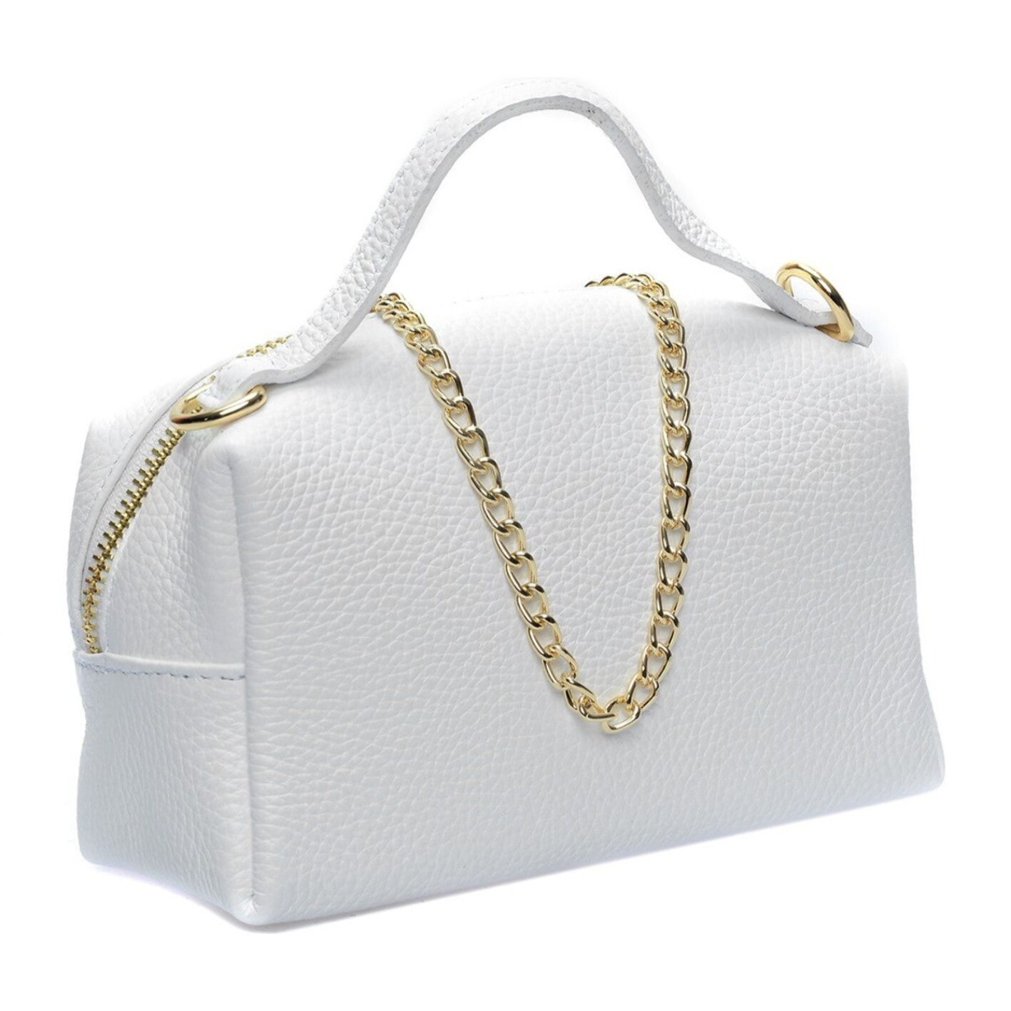 Borsa a spalla Anna Luchini Bianco