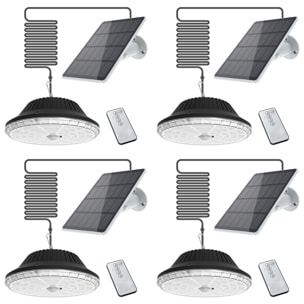 EZIlight® Solar roof Pack de 4