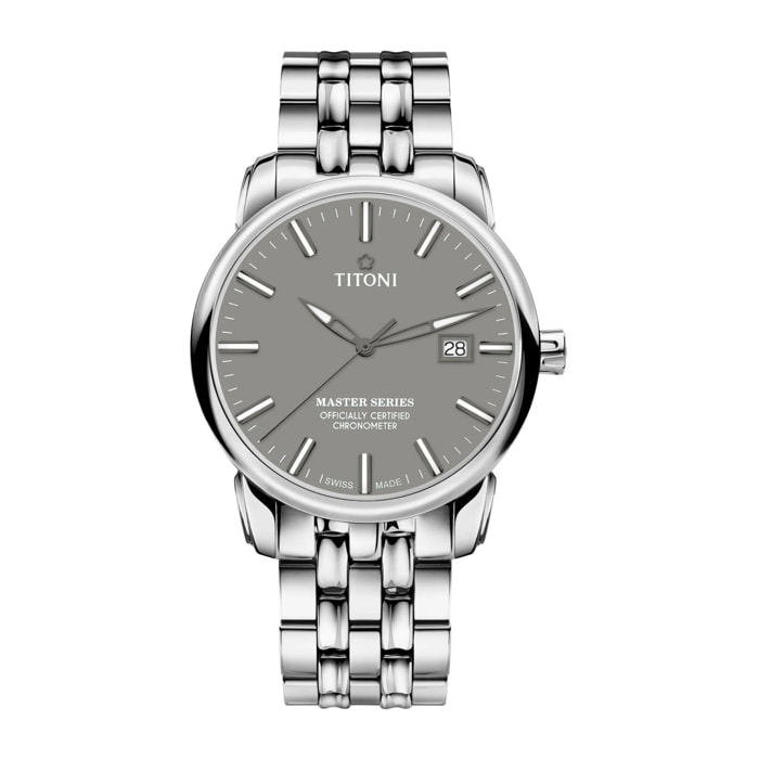 Reloj Titoni 83188S-678 Hombre Analogico Automatico con Correa de Acero inoxidable
