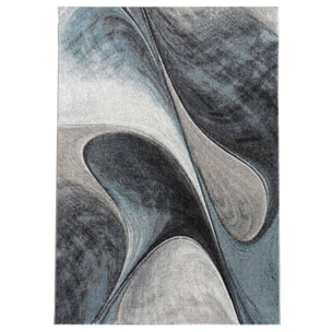 Tapis moderne Tavo avec motif de gouttes d'eau