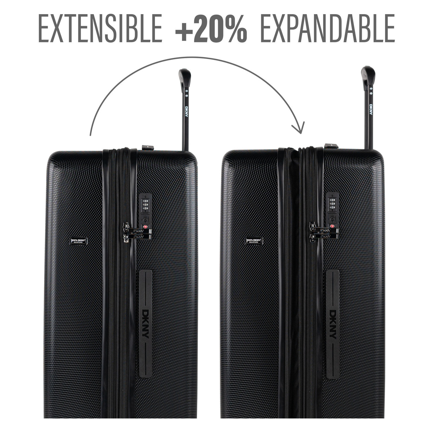 Juego De Maletas Pc Dkny Dkny-3103 Simply Put Negro
