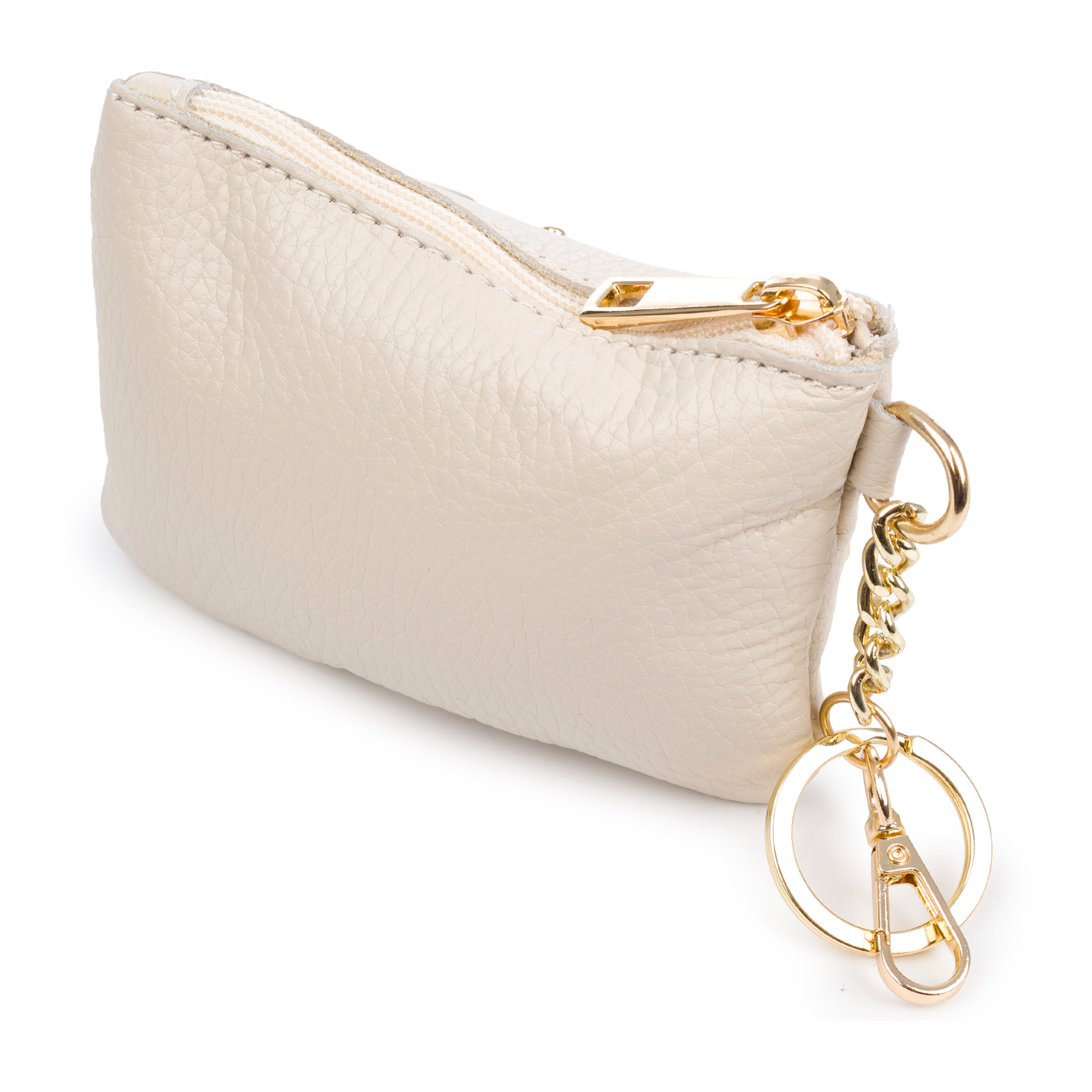 Bellosguardo Monedero Mujer. De piel auténtica acabado Dollaro con detalles metálicos.