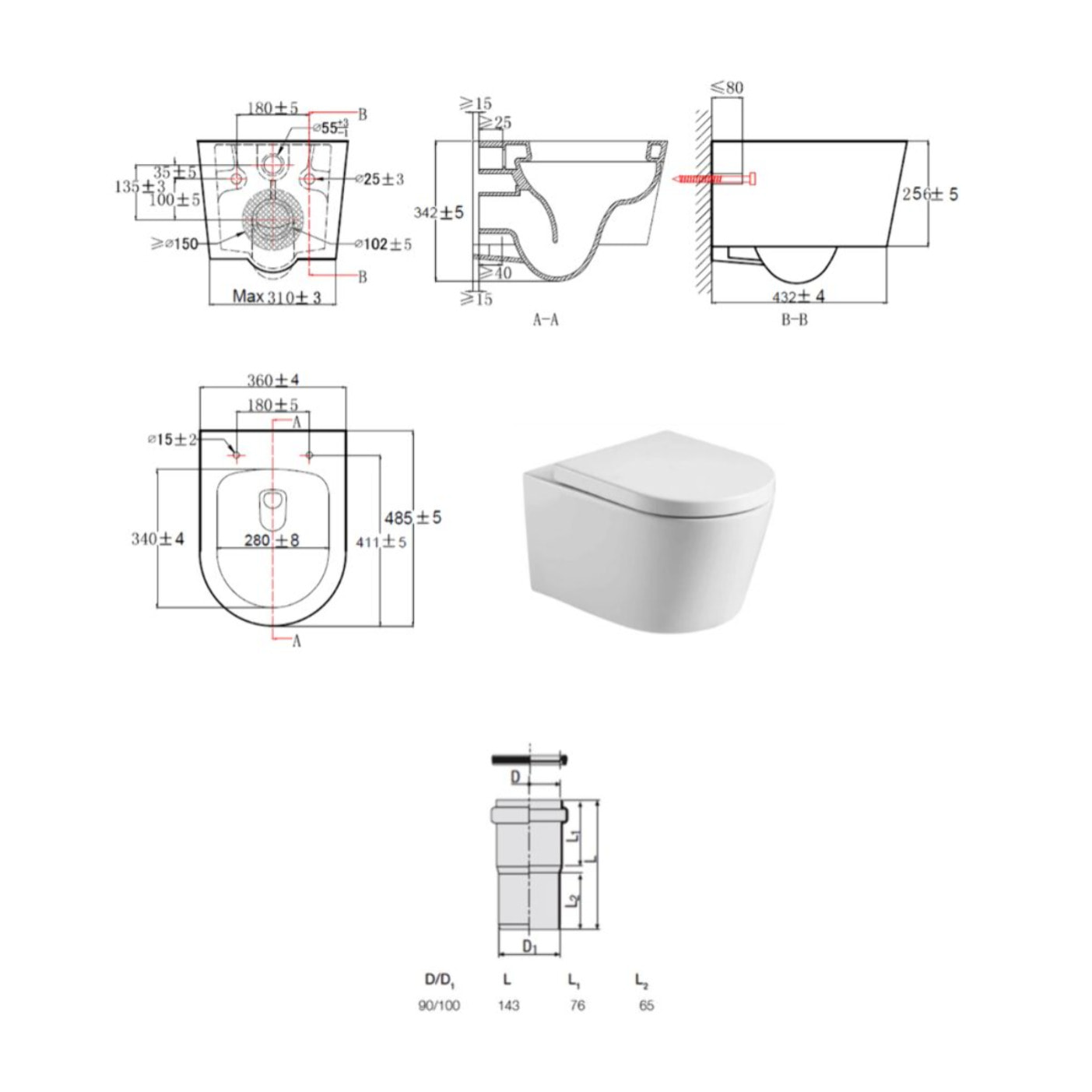 Pack WC bâti ECO 2L Swiss Aqua Technologies + WC suspendu Swiss Aqua Technologies + plaque blanc/chrome (STESTBRWR04-FR)