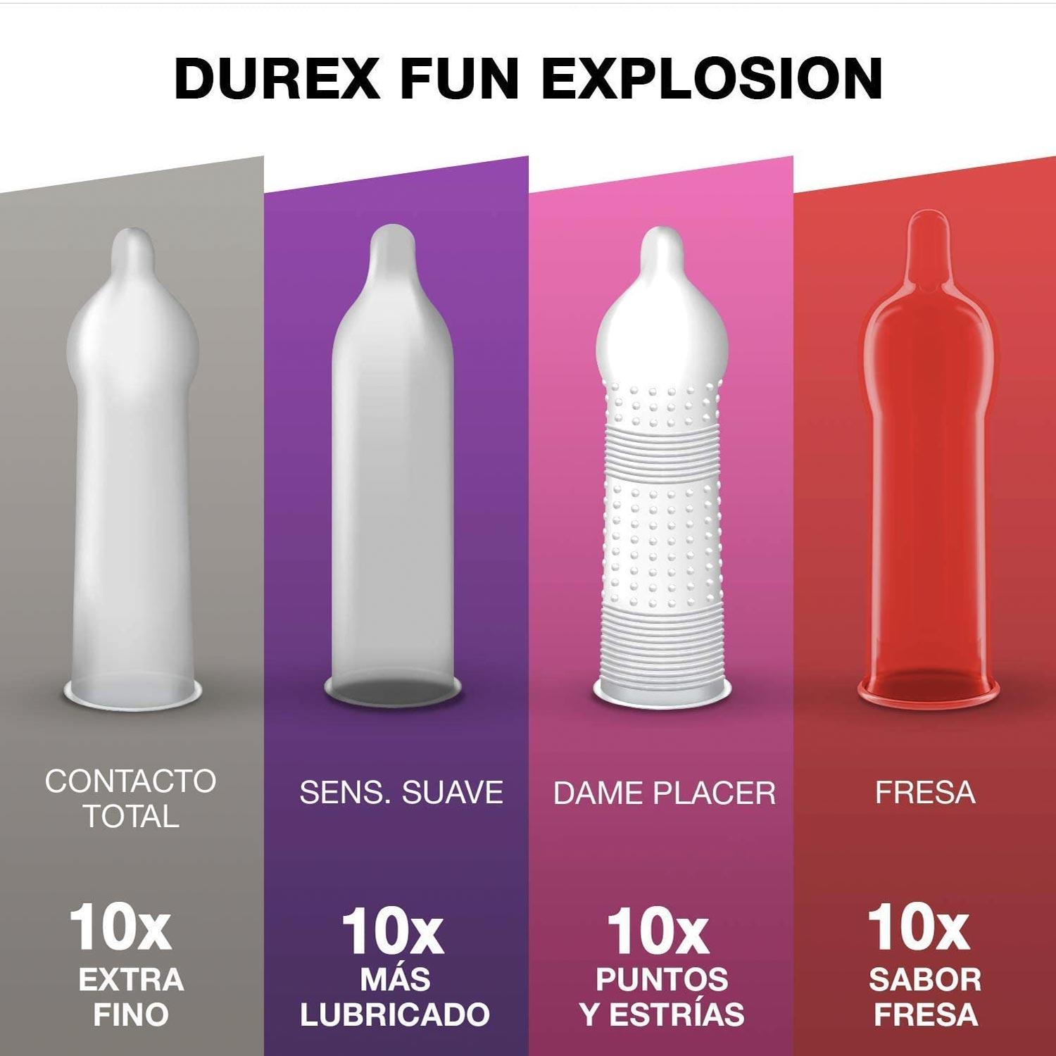 PRESERVATIVOS FUN EXPLOSION - 40 CONDONES