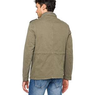 Giacca Hot Buttered Mataran tessuto cotone Khaki