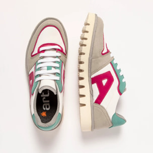 Zapatos 1589 MULTI WHITE-FUXIA/ONTARIO color White-fuxia