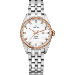 Reloj Titoni 818SRG-622 Mujer Analogico Automatico con Correa de Acero inoxidable