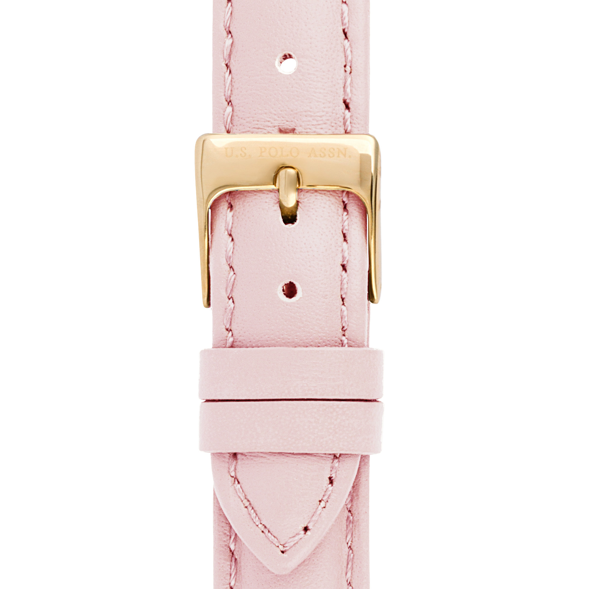 Orologio U.S. Polo Assn. in pelle rosa