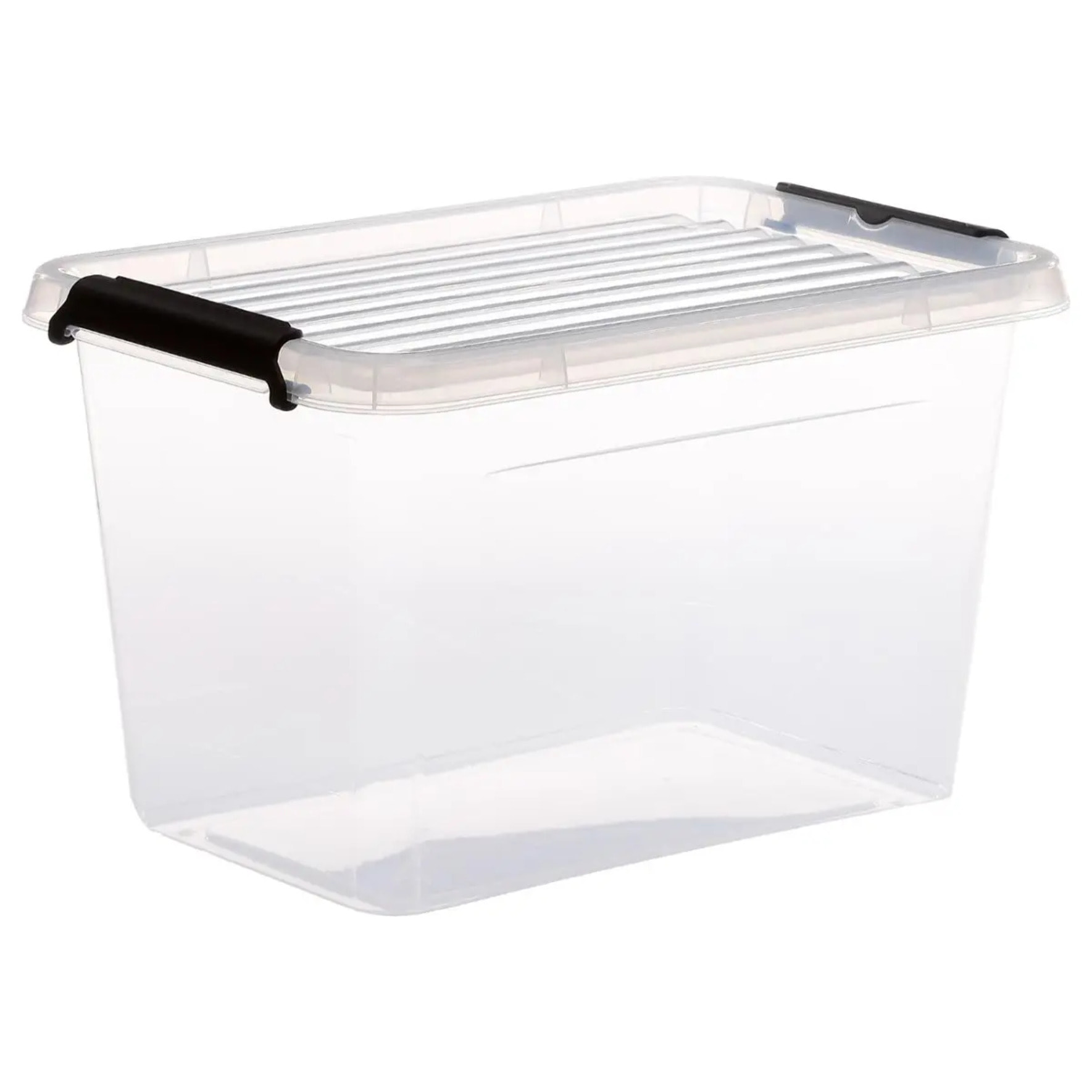 Boîte en plastique transparente 65L Clip N' Box