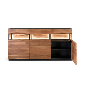 Aparador de Madera de Acacia Estilo Rústico Moderno
