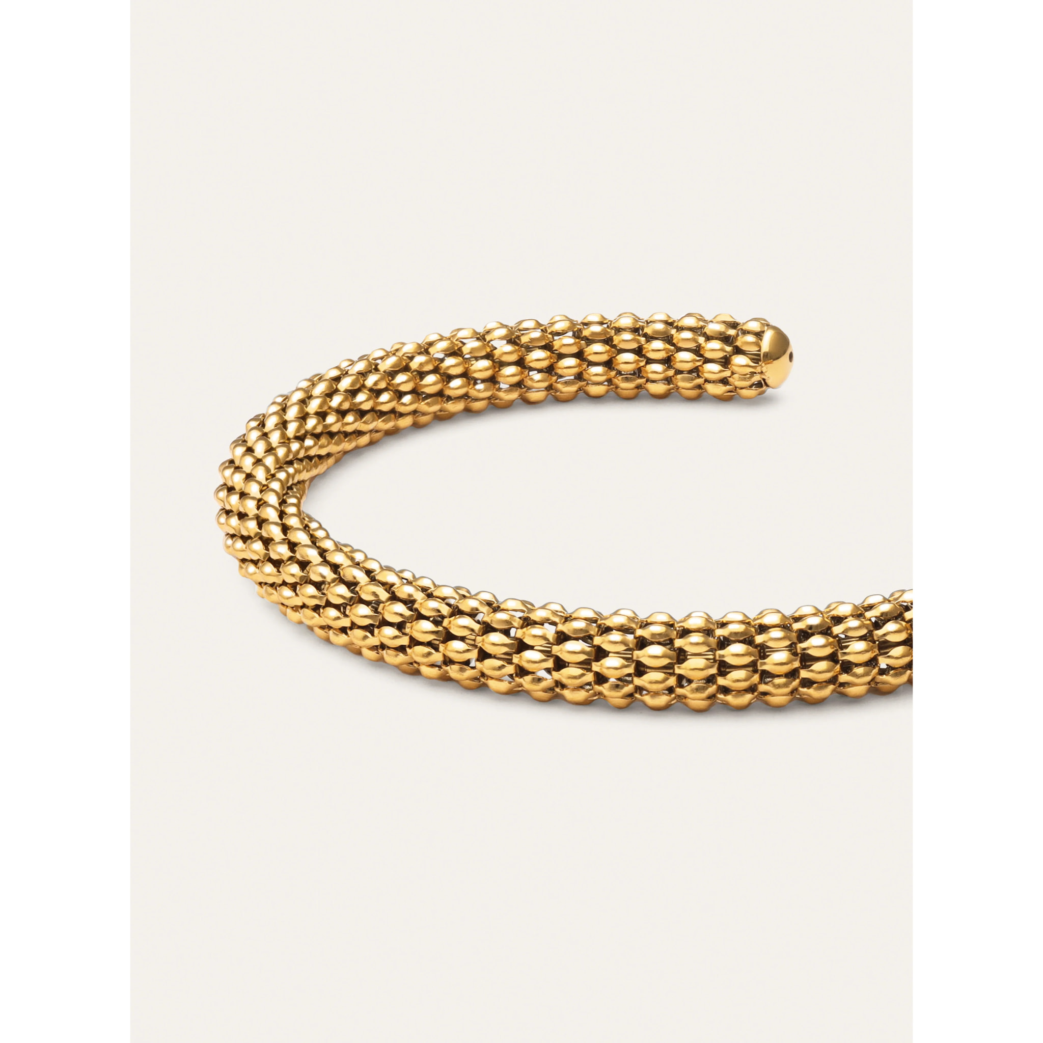 Bracciale Disco Acciao Placcato Oro