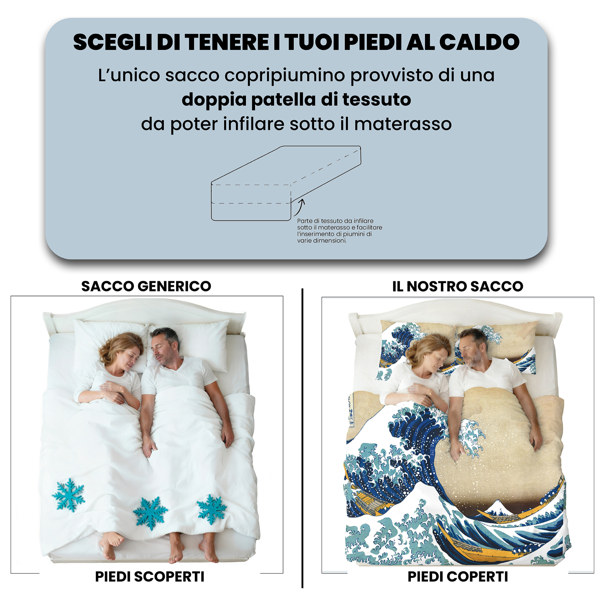 PARURE COPRIPIUMINO ARTE, STAMPA DIGITALE, 100% MICROFIBRA - MATRIMONIALE