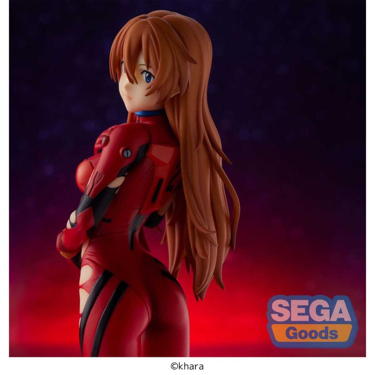 Evangelion: 3.0+1.0 Thrice Upon A Time Spm Pvc Statua Asuka Langley On The Beach (re-run) 21 Cm Sega