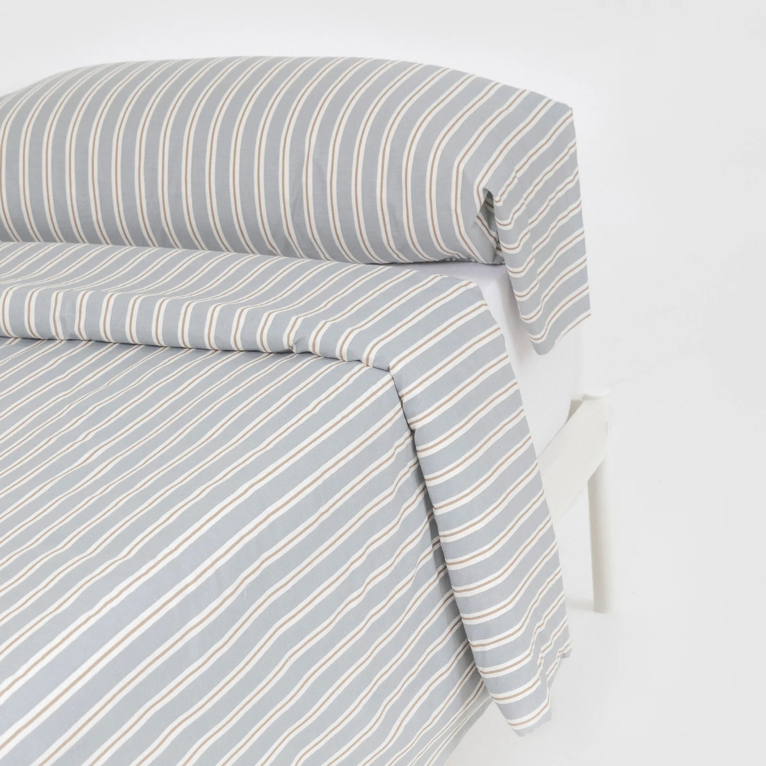 Funda nórdica algodón schon azul grisáceo