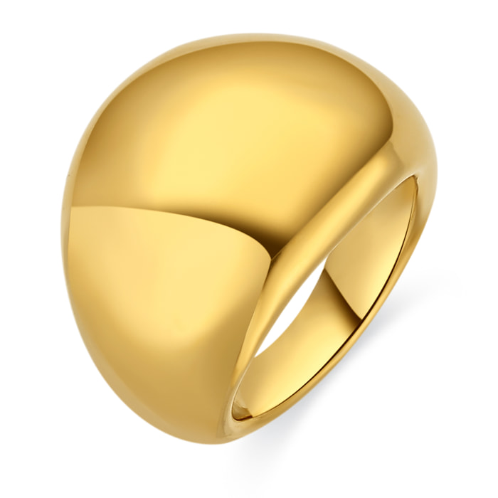 Anillo Sydepo acabado oro amarillo 18k