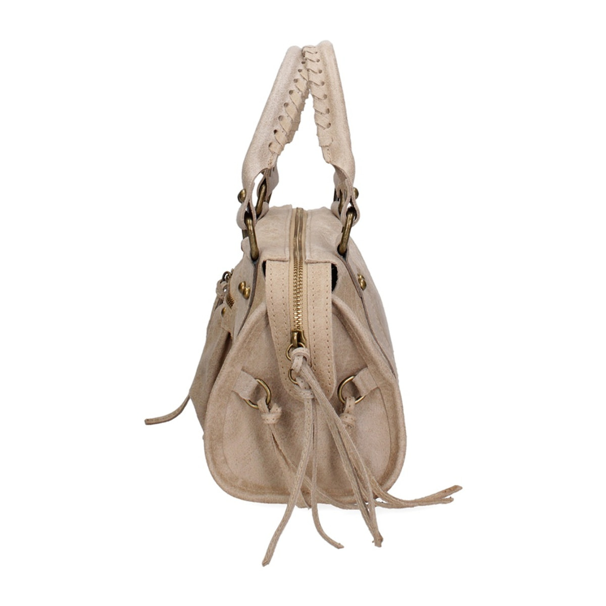 Borsa a spalla da donna - Modello Erisia - Vera pelle - 25.0 x 15.0 x 10.0 cm