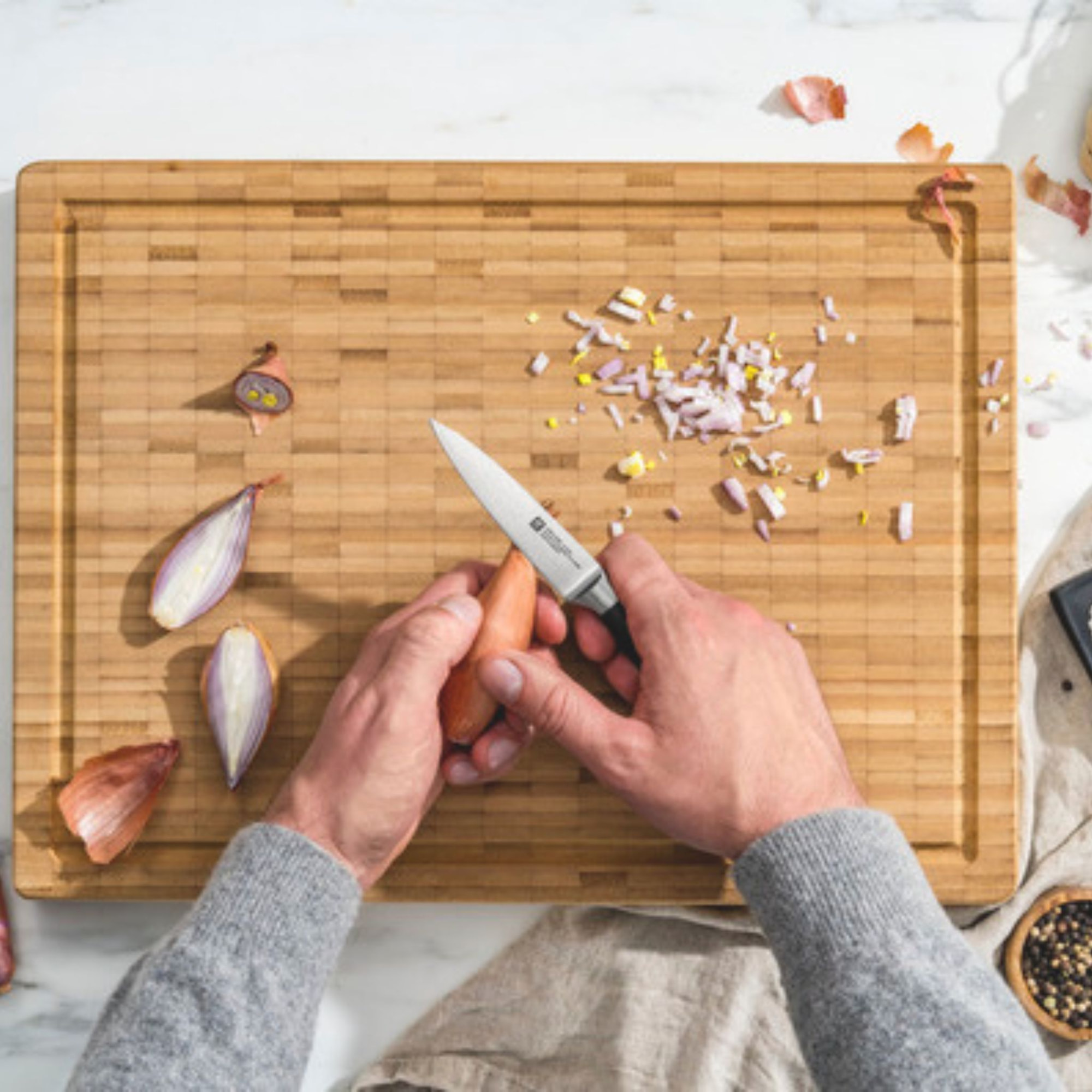 Couteau d'office 10 cm, Argent