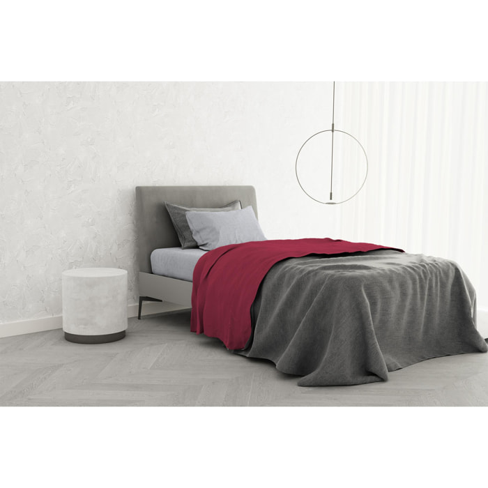 COMPLETO LETTO TRENDY CHIC MADE IN ITALY COTONE- FRAGOLA SINGOLO