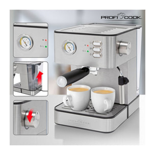 Machine à expresso Proficook PC-ES 1209