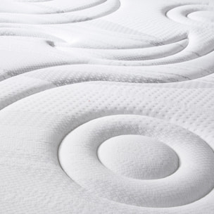 Matelas Quintessence, Mémoire de Forme, Mousse Haute Densité & Hyper Soft, 30 cm, Accueil Enveloppant, Soutien Ferme