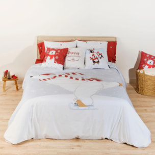 Housse de couette avec clics 100% coton Laponia 55