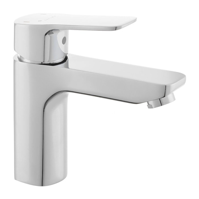 Optima Cube Way mitigeur de lavabo sur pied sans vidage, taille M, chrome (CU271M)