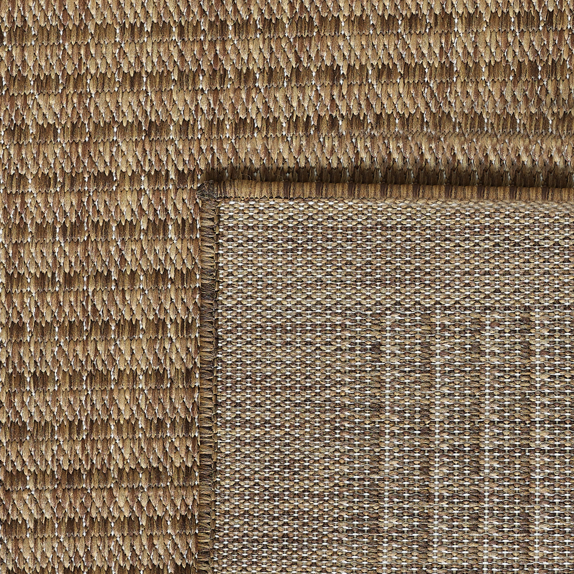 IBIZA - Tapis extérieur moderne Marron