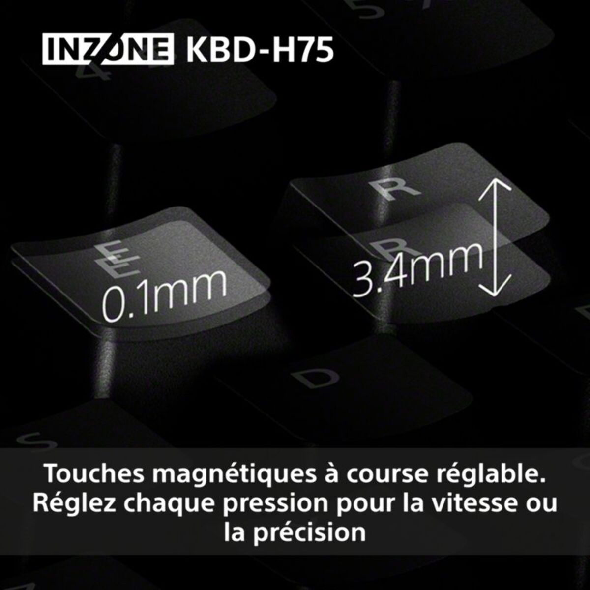 Clavier gamer SONY INZONE KBD-H75