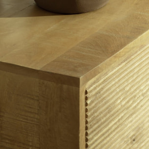 Commode Boreal -bois massif de manguier-couleur bahamas naturelles 90 x 85 x 45 cm