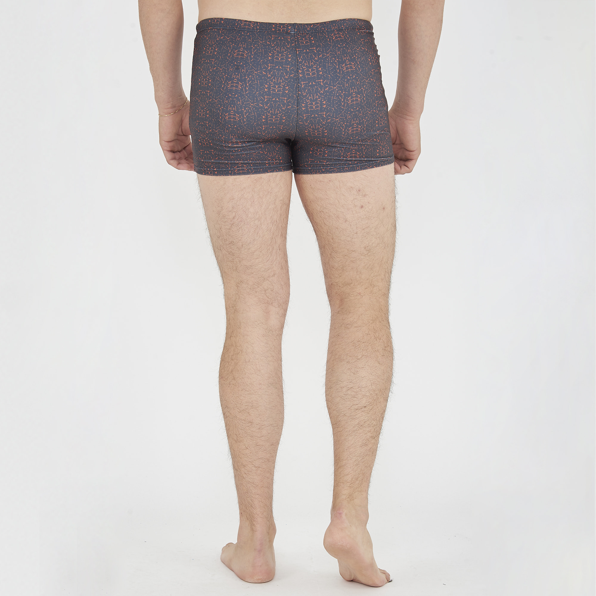 Costume nuoto LIAK grigio scuro arancio