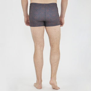 Costume nuoto LIAK grigio scuro arancio