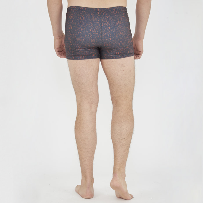 Costume nuoto LIAK grigio scuro arancio