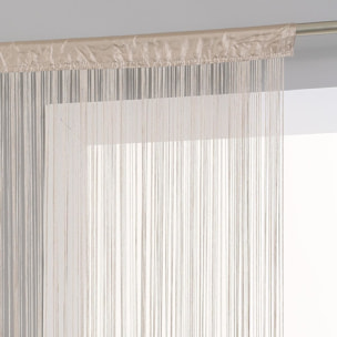 Rideau "Lanka" fil beige 90x200cm